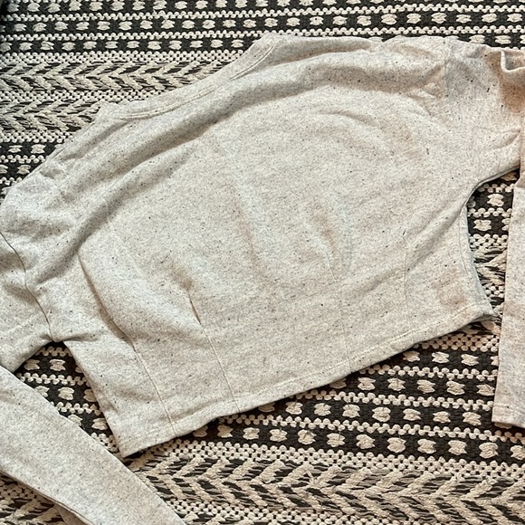 NWOT Zara Cropped Long Sleeves Top S - Picture 6 of 7